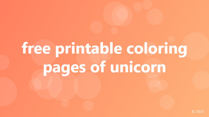 free printable coloring pages of unicorn